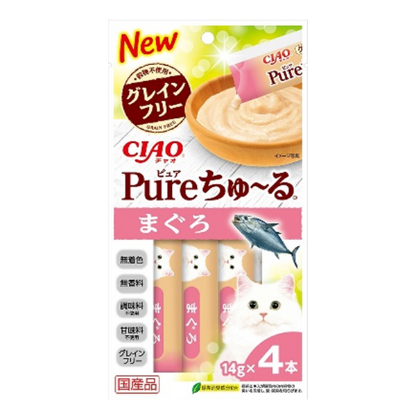 For Pets Ciao - Pure Churu Tuna Recipe (4pcs/pk)