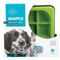 M-Pets WAFFLE Slow Feed Bowl Checkered (Green)