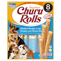 For Pets -Inaba - Churu Roll Chicken Recipe Wraps Chicken with Cheese Recipe