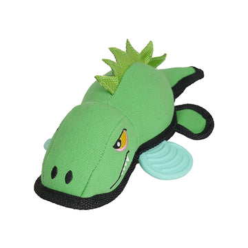 Tough Canvas Crocodile Dog Toy