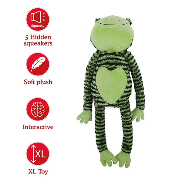 Rosewood | Froggy Long Legs Dog Toy