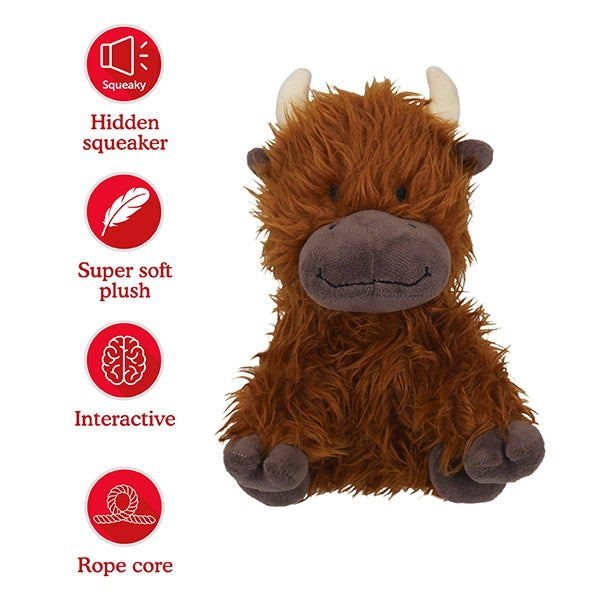 Rosewood - Tough Rope Core Cow Dog Toy