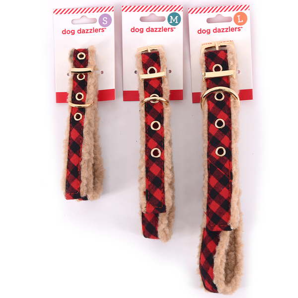 For Pets - Dog Dazzlers - Plush Lumberjack Collar