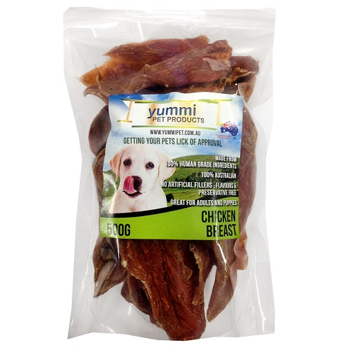 For Pets - Yummi Australian Chicken Jerky 500g