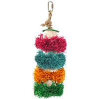 For pets - Rosewood - Boredom Breaker Bamboozler Fuzzy Fun Bird Toy L