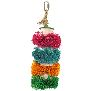 Boredom Breaker Bamboozler Fuzzy Fun Bird Toy L