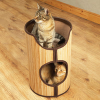 Rosewood - Jolly Moggy Bamboo Cat Tower