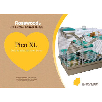 Rosewood abode silver dwarf hamster and mouse clearance home