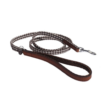 Toy Dog Brown / Cream Dogtooth XS Lead