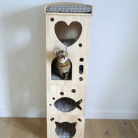 For Pets - Rosewood - Solid Wood Cat Sleeper Caves