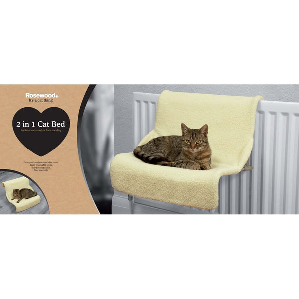 For Pets - Rosewood 2 in 1 Cat Bed