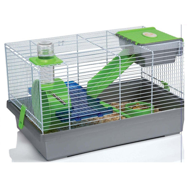 Mica Hamster Home Green / Grey