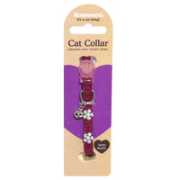 For Pets Rosewood - Damson Cat Collar