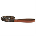 Luxury Leather Tweed Check Dog Lead 40'X3/4'