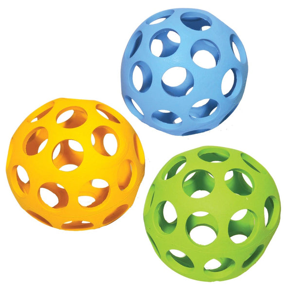 Cyber Rubber Lattice Football Dog Toy