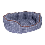 For Pets - Rosewood - 40 Winks Marine Check Oval