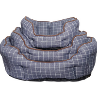 For Pets - Rosewood - 40 Winks Marine Check Oval