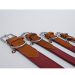 Rosewood - Luxury Leather Soft Touch Dog Collar, Red