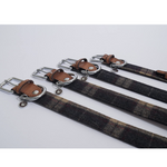 Rosewood - Luxury Leather Tweed Check Dog Collar