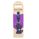 For Pets - Rosewood - Navy Bow Tie Cat Collar