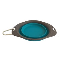 On The Road Foldable Bowl, Blue and Brown