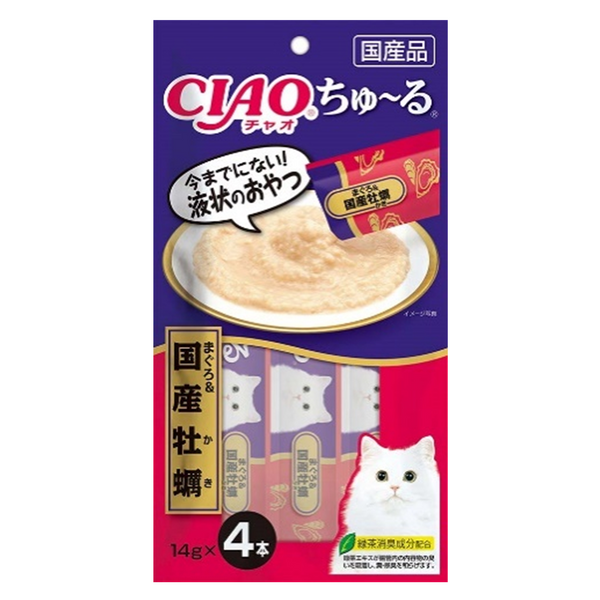 For Pets - Ciao - Tuna & Oyster recipe (4pcs/pk)