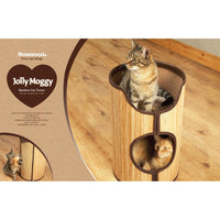 Rosewood - Jolly Moggy Bamboo Cat Tower