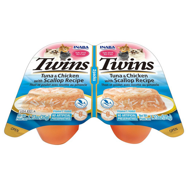 For Pets -Inaba - Twins Tuna & Chicken with Scallop Recipe