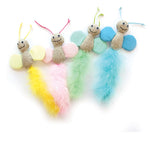 Butterfly Feather Tail Cat Toy