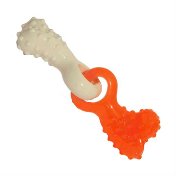 Duo Texture Puppy Bone Dog Toy