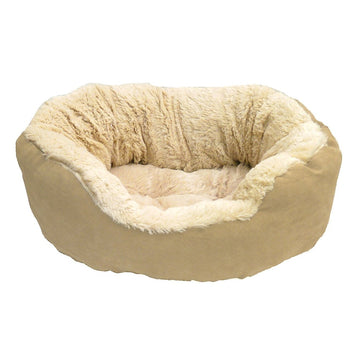 Tan Faux Suede Plush