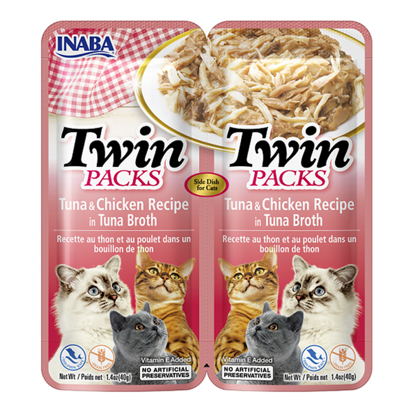 For Pets - Inaba - Twin Packs Tuna with Chicken in Tuna Flavoured Broth