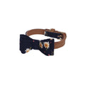 Toy Dog Navy Floral Collar