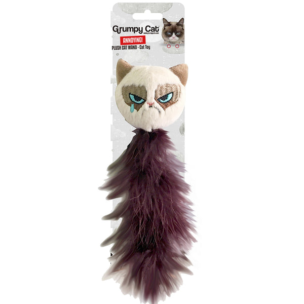 Grumpy Feather Tail Cat Toy