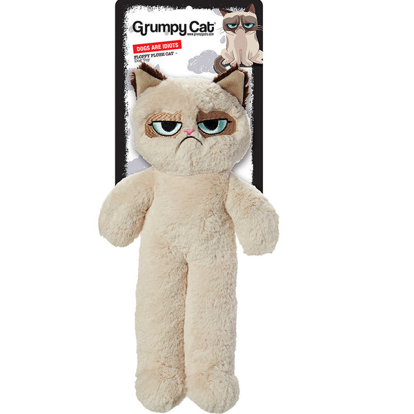 Rosewood - Grumpy Cat Floppy Plush Cat Dog Toy