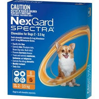 Nexgard Spectra Xsmall Dog 2-3.5kg 6pack