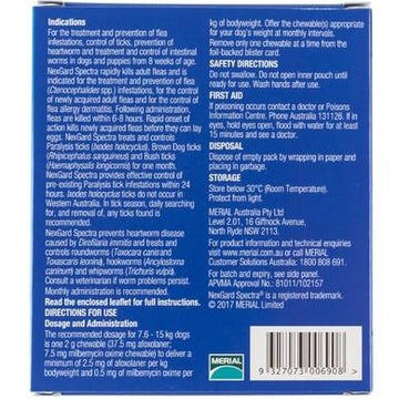 Nexgard Spectra Medium Dog 7.6-15kg 3pack