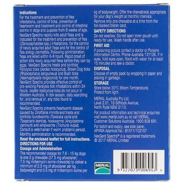 Nexgard Spectra Medium Dog 7.6-15kg 6pack