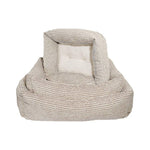 For Pets - Rosewood - Beige Jumbo Cord/Teddy Square