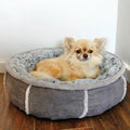 40 Winks Deep Plush Donut Bed Grey