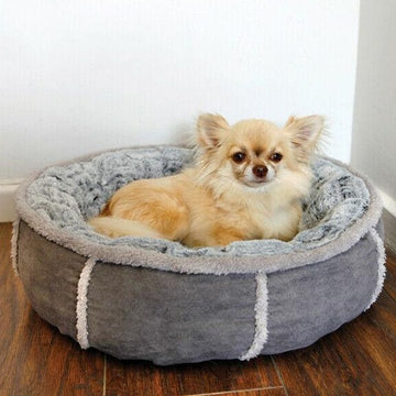 40 Winks Deep Plush Donut Bed Grey