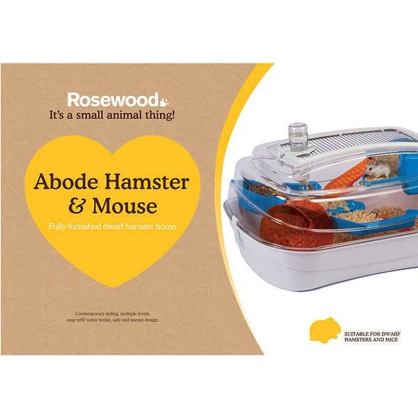 For Pets Rosewood Abode Dwarf Hamster & Mice Cage