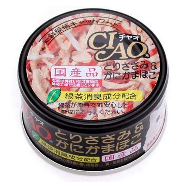 For Pets - Ciao- Chicken & Clab Flavor Kamaboko Can