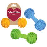 Rubber Dumbell Medium Dog Toy